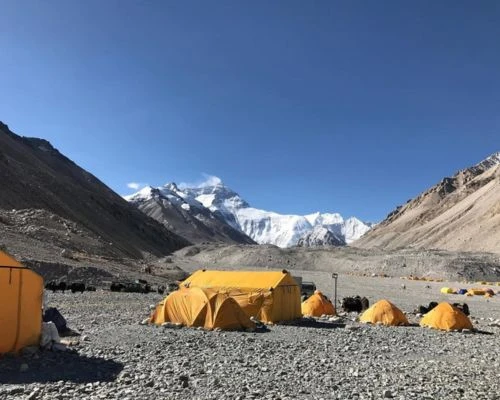 Camps on Mount Everest