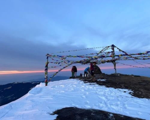 Pikey Peak Trek in Winter