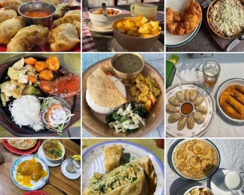 food and drinks on manaslu circuit trek
