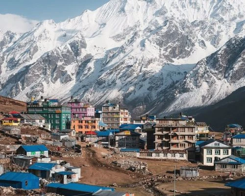 Langtang village Nepal