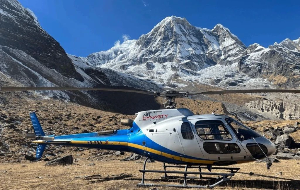 ABC Trek with Helicopter Return