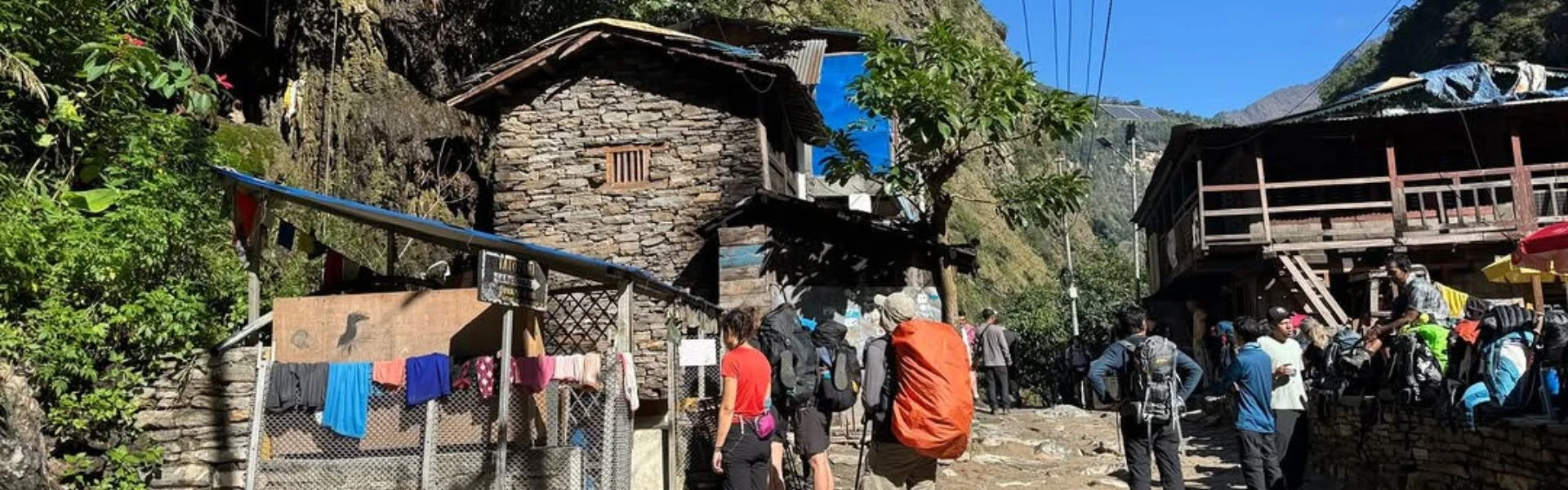Machha Khola gateway of Manaslu circuit trek