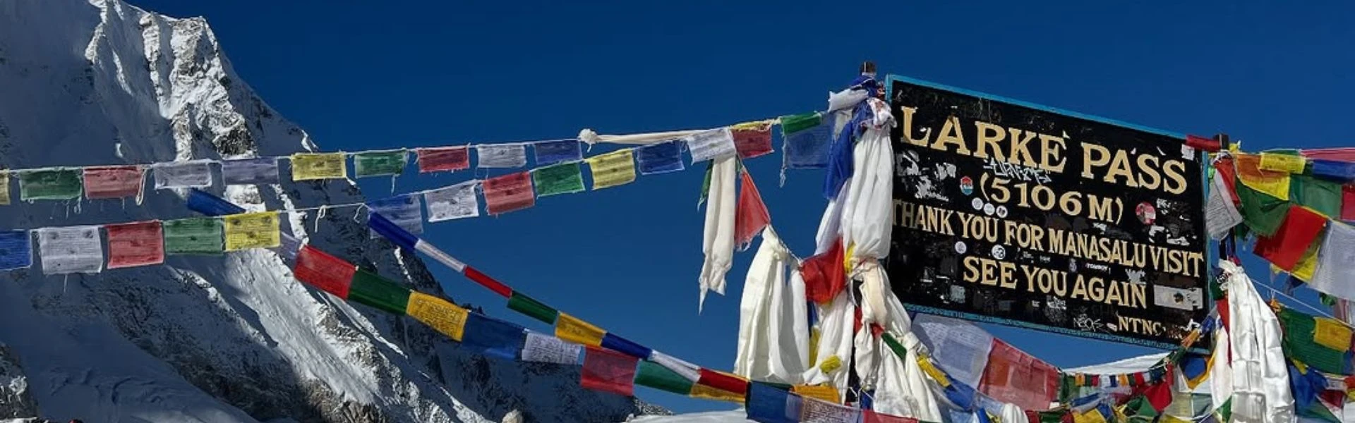 Manaslu circuit trek map