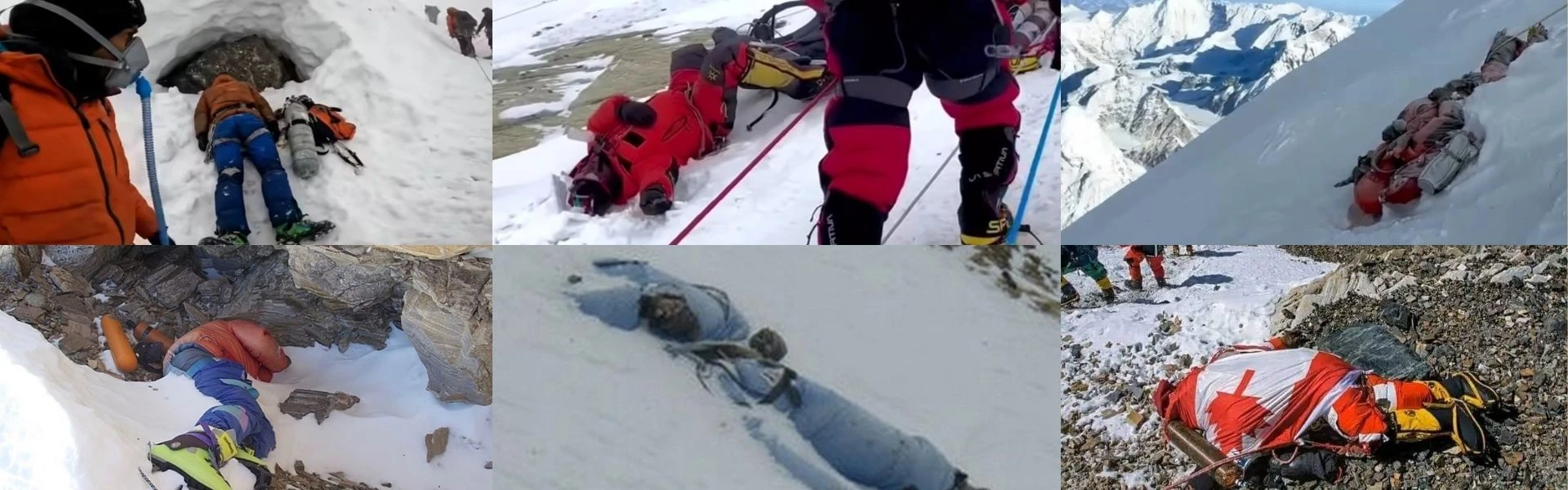 Dead bodies in the Mount Everest