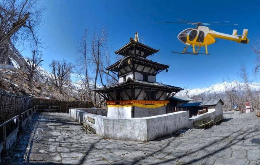 helicopter tour to muktinath