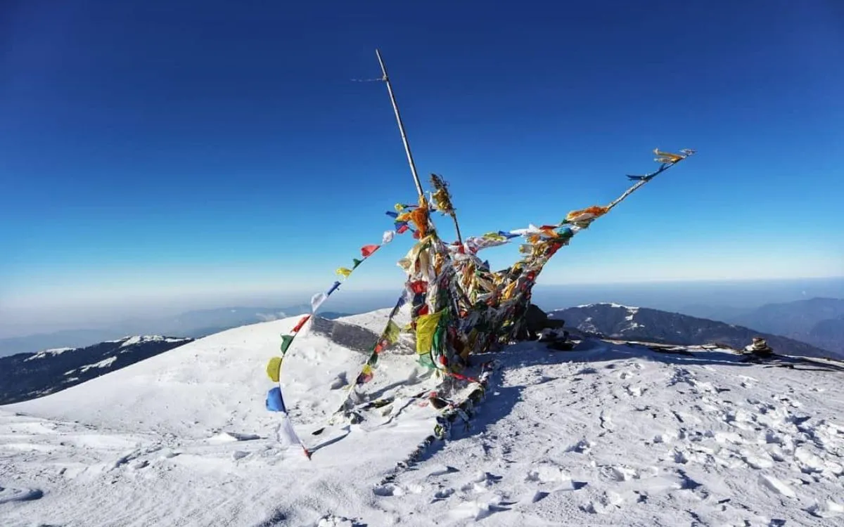 Pikey Peak Trek In Winter
