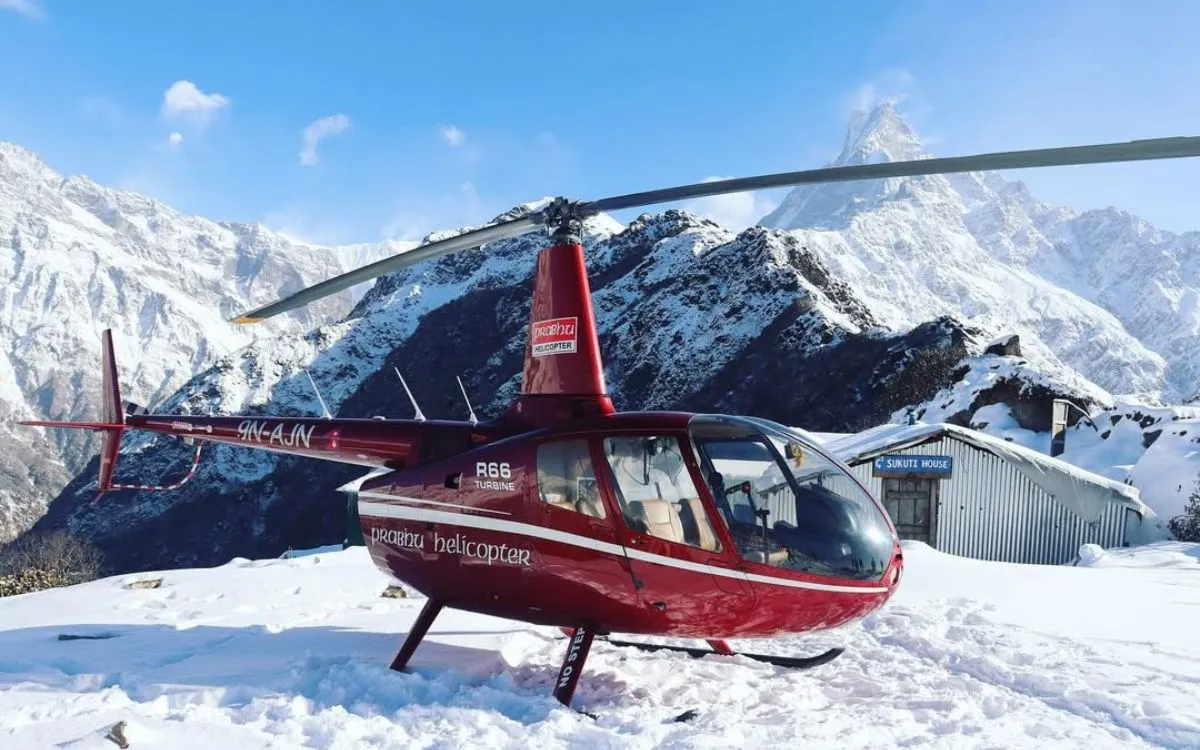Mardi Base Camp Heli Trek