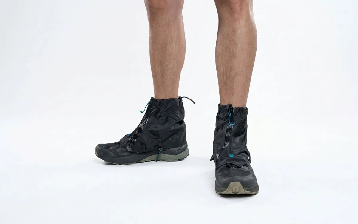 Essential monsoon protection: Breathable ankle gaiters..