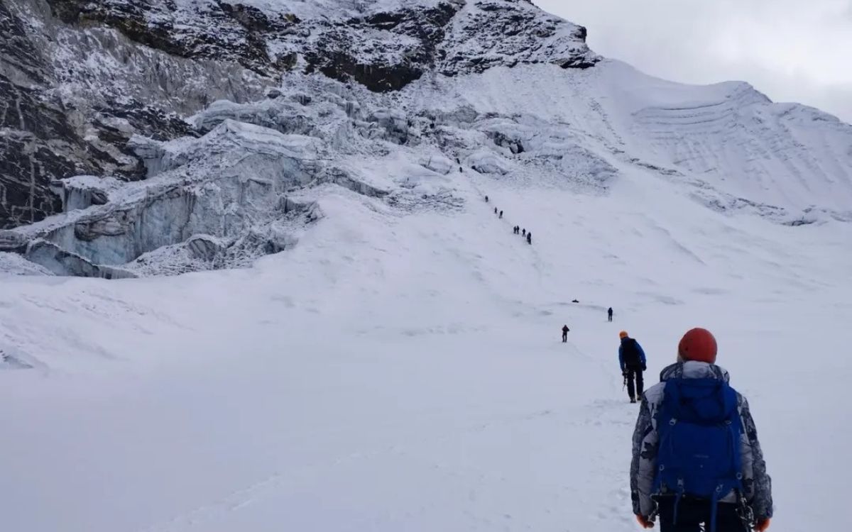 Island Peak in Nepal