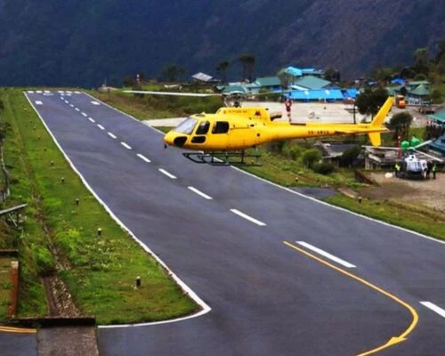 lukla to kathmandu helicopter flight