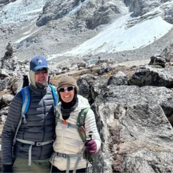 hiking to Everest base camp